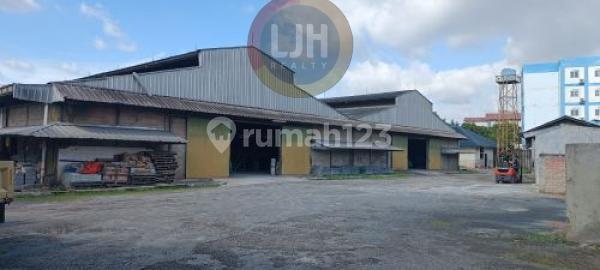 Factory and Land Area 39,125m2, Along Setu Main Road, Strategic Location only 200m from Setu Toll Road and 1 KM from Tambun Grand Wisa Bekasi Toll Gate