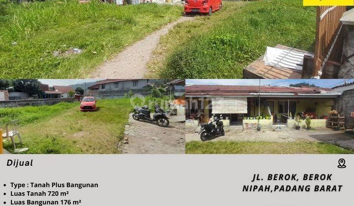 Tanah di Jl. Berok 1 , Berok Nipah, Padang Barat, Padang 1