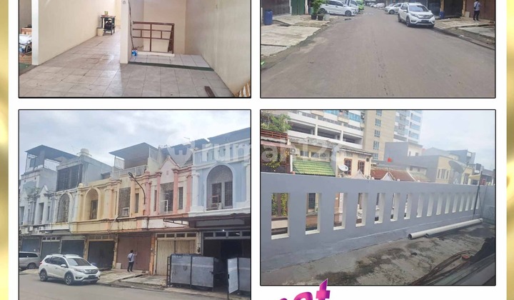 For Sale 3-Story Shophouse in Taman Palem Lestari Cengkareng, Strategic Location for Business, Office, Culinary Near Mall, School, Market