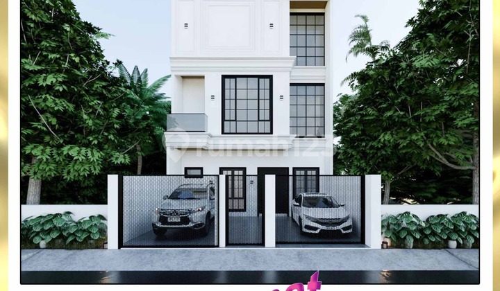 Dijual Rumah 2 ¹/2 Lantai Rumah Baru Taman Modernland Hadap Utara 1