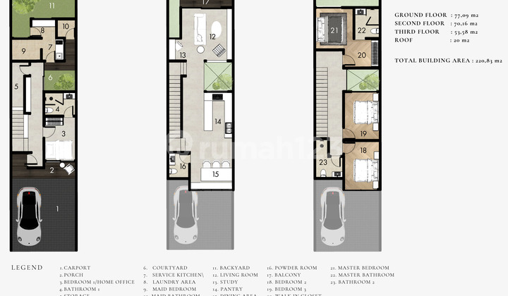 New Tropical Modern Design House in Setraduta Cluster Idaman 2