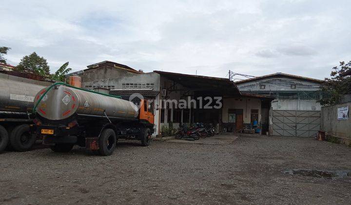 Tanah di Komplek Gudang Kopo Jaya, ada bangunan Kantor Tanah di Komplek Gudang Kopo Jaya, ada bangunan Kantor