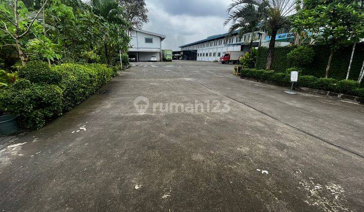 Dijual ex pabrik lokasi strategis dekat dengan tol 2