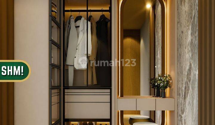 Rumah 3 Lantai Baru SHM Desain Elegan Bangsawan, Diskon 200Jt  2