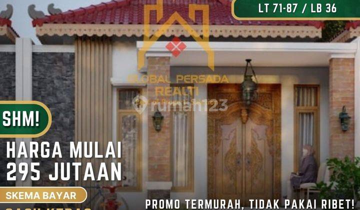 Rumah Baru SHM di Jogja Barat Cicilan Tanpa Bank 36 Bulan  1