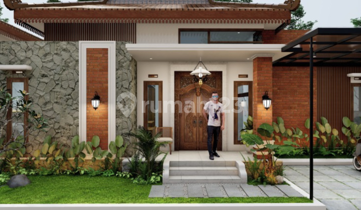 Rumah Joglo Jawa Tepi Jalan Raya Legalitas SHM 1