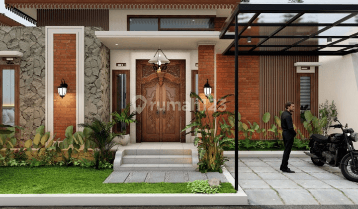 Rumah Joglo Jawa Tepi Jalan Raya Legalitas SHM 2