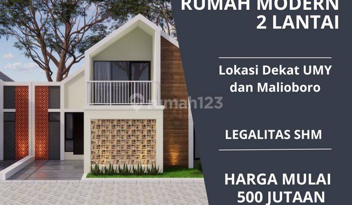 Rumah Modern 2 Lantai Di Pusat Kota Yogyakarta 1