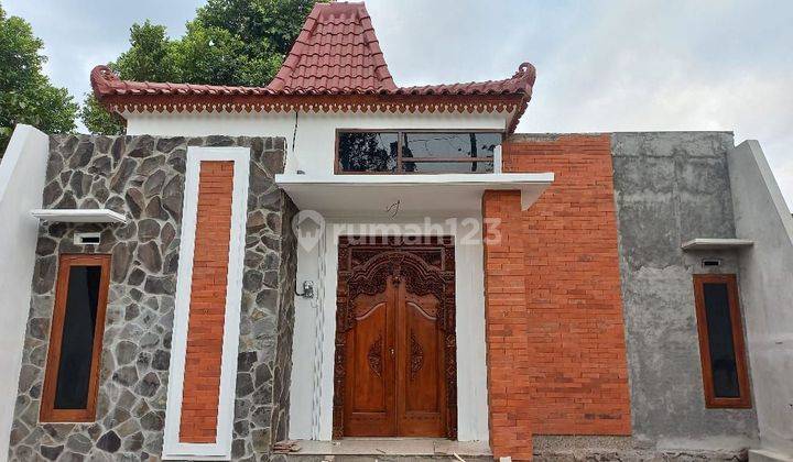 Rumah SHM di Jogja tipe Joglo etnik kawasan candi Prambanan  1