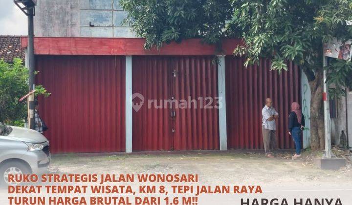 RUKO SHM SANGAT STRATEGIS TEPI JALAN WONOSARI SIAP USAHA 1