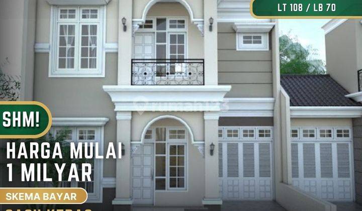 Rumah 2 Lantai SHM Strategis Tepi Jalan Raya, Termurah di Jogja  1