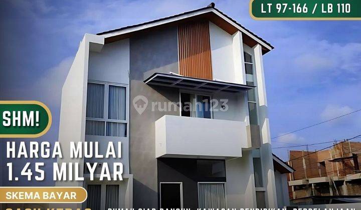 Rumah Siap Bangun Desain Minimalis Mewah Strategis Dekat Jcm Mall 1