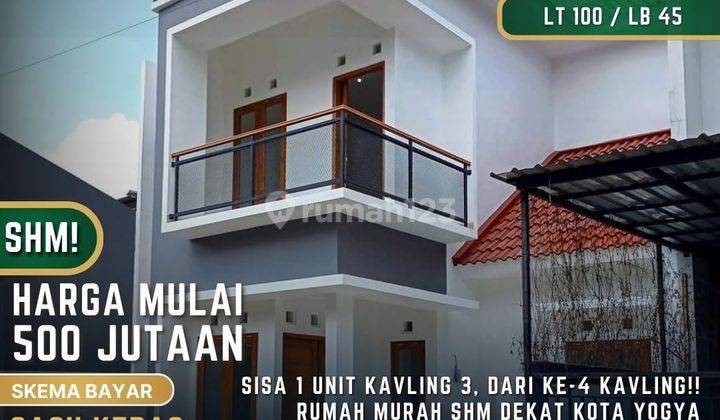 Rumah 2 Lantai SHM di Sleman Utara, Yogyakarta 1