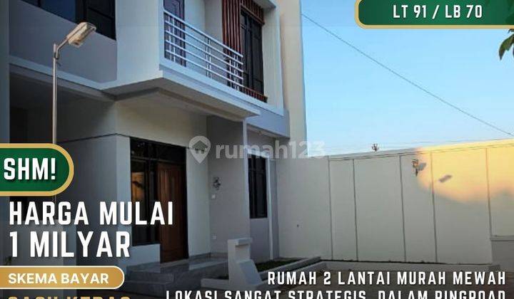 Rumah SHM 2 Lantai Ada Kolam Renang, Lokasi Strategis di Jogja 1