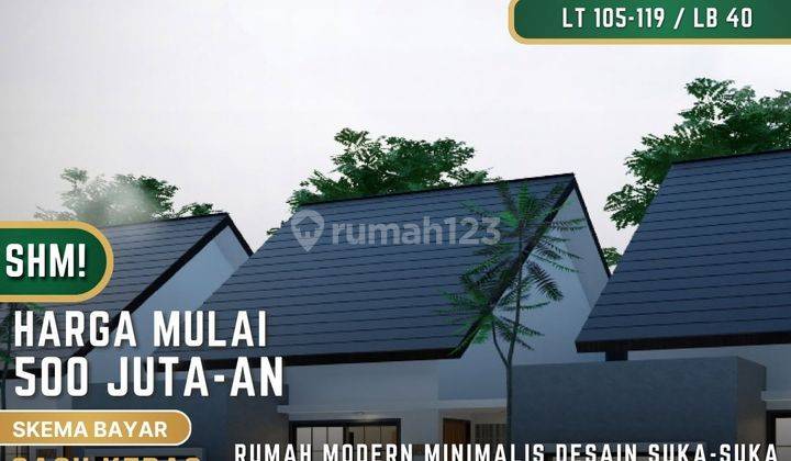 UNIT TERBATAS! Rumah Mewah 500Jt-an dkt Maguwo, Desain Bebas! 1