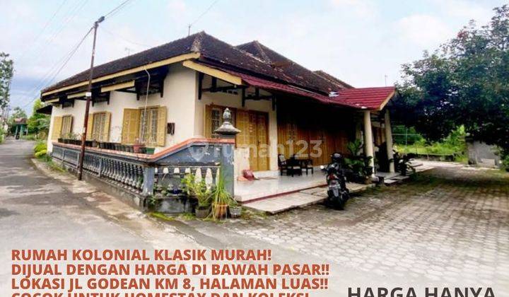 Dijual Murah Dibawah Harga Pasar Rumah Luas Model Kolonial Klasik Lawasan Strategis Tepi Jalan Aspal 1