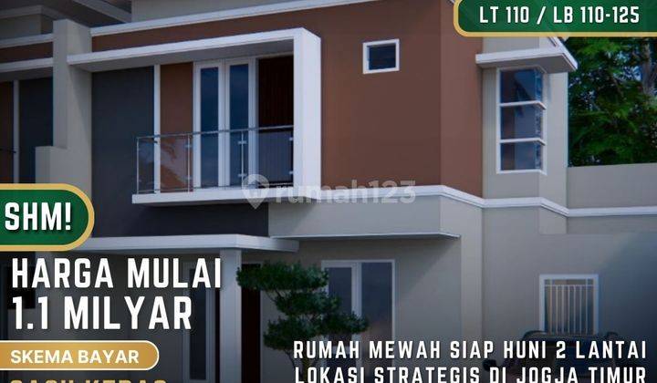 Rumah Mewah Siap Huni 2 Lantai di Jogja Timur, Prambanan 1