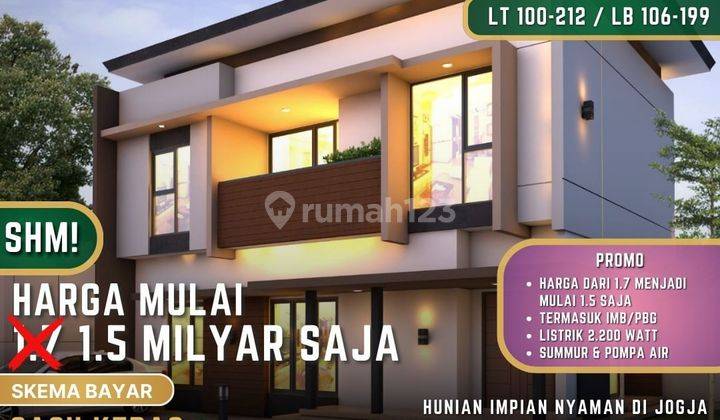 Rumah 2 Lantai Baru SHM Akses Mudah Dekat Dengan Jalan Utama  1