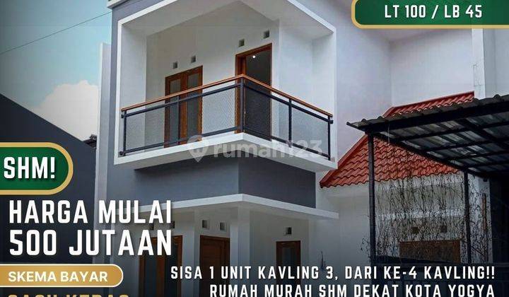 Rumah 2 Lantai Baru SHM Lokasi Strategis Dekat Kota Yogyakarta 1