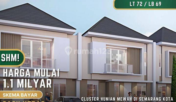 Rumah Baru Unfurnished SHM di Semarang, Dekat Simpang Lima 1