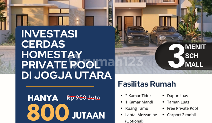 Rumah Tipe Scandinavian Free Private Pool Rumah Tipe Scandinavian Free Private Pool
