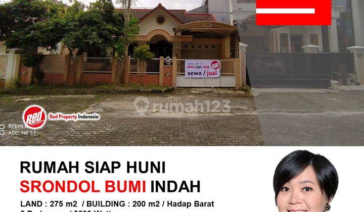 Rumah 2 Lantai di Srondol Bumi Indah Semarang, Bagus Siap Pakai 1