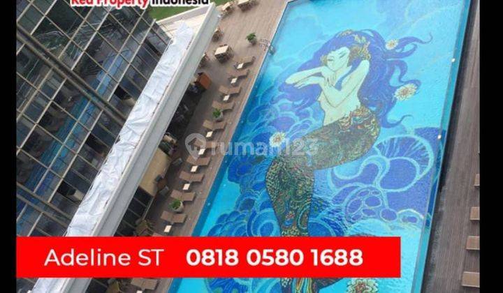 Apartment Tentrem Suite 2 Br, Unit Baru, Semifurnished, Pool View 10
