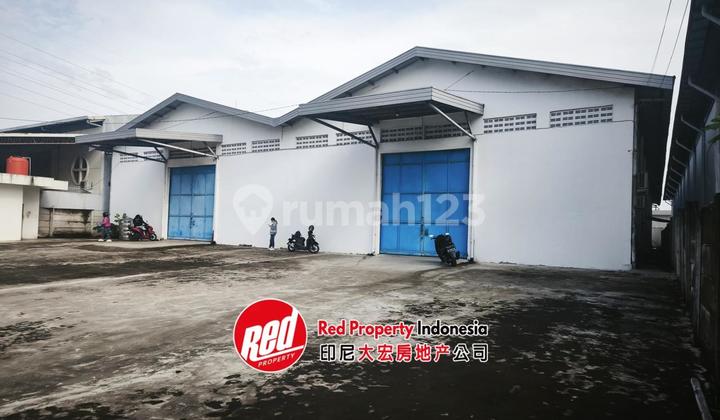 Disewakan Gudang di Semarang, Siap Pakai, Office 2 Lantai, HGB, Bebas Banjir
