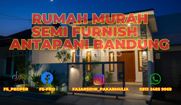 Jual Cepat Rumah Dekat Masjid Siap Huni di Antapani Bandung