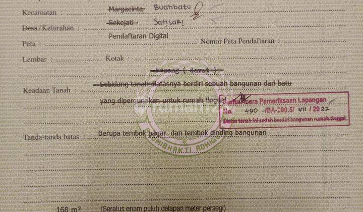 Rumah Dijual Di Palem Permai Soekarno Hatta Bandung Murah 2