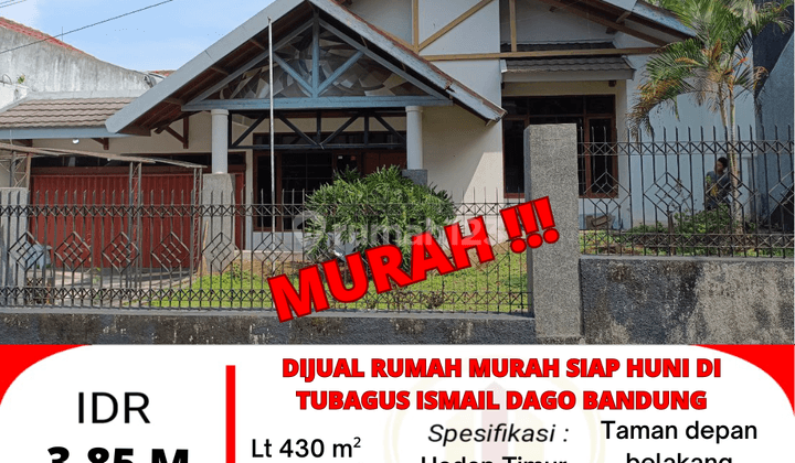 Rumah Dijual Sayap Dago Bandung Murah Pisan 1