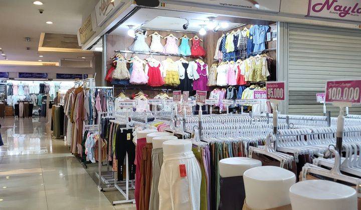 Dijual murah Kios Fashion strategis dan ramai di Tangcity Mall 1