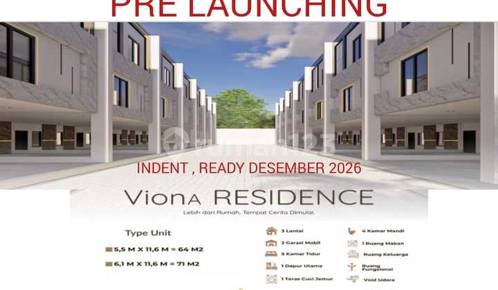 Rumah Indent Murah 10 Menit ke Mall Cp di Duri Kepa