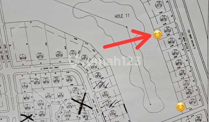 For Sale Golf View Lot Paramount Hills Golf Gading Serpong