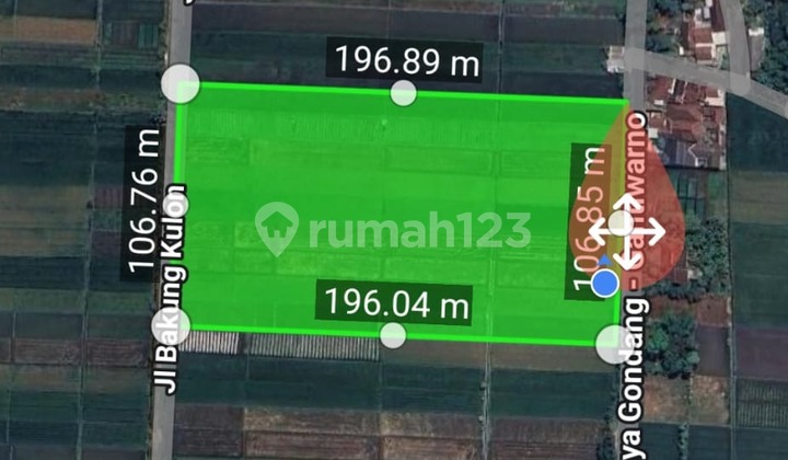 Lahan Zona Merah Industri Siap Pakai di Gantiwarno Klaten