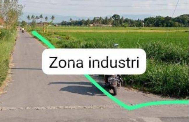 Lahan Luas Strategis Zona Industri Klaten 1