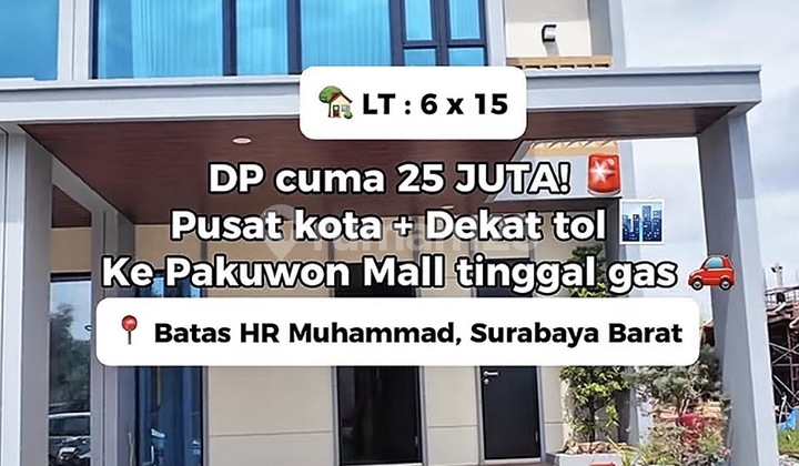 Rumah Baru di Darmo Graha Residence - Tanpa DP Rumah Baru di Darmo Graha Residence - Tanpa DP