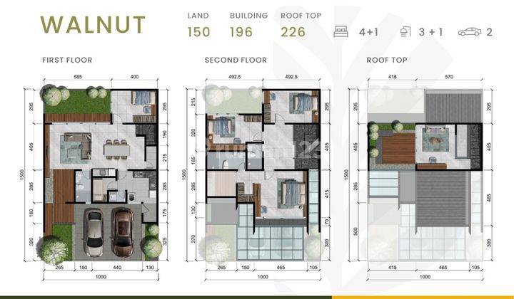 Tipe Terbaru Walnut Citraland Surabaya Tanpa Dp 2