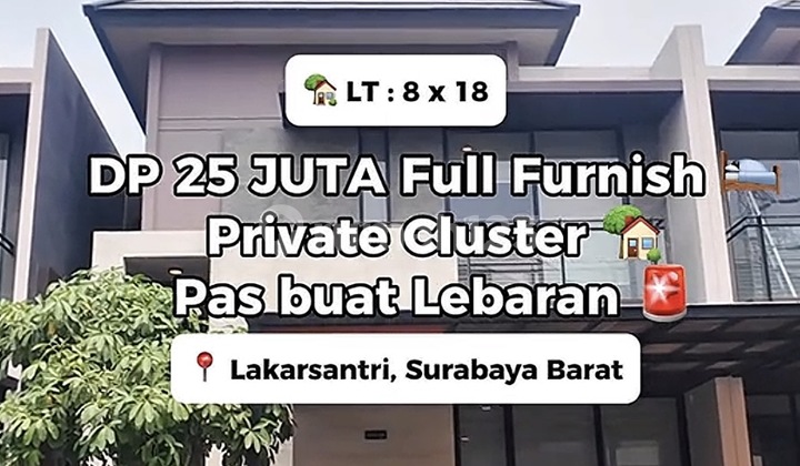 Rumah Baru Full Furnish di Citraland The Greenlake - Tanpa DP