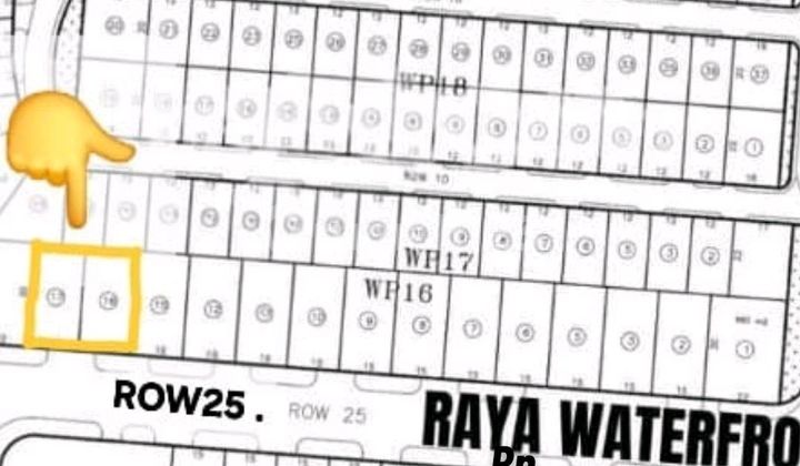 2 Kavling Jejer Raya Waterfront 30X30 Hadap Selatan - 24,5 Juta/M²