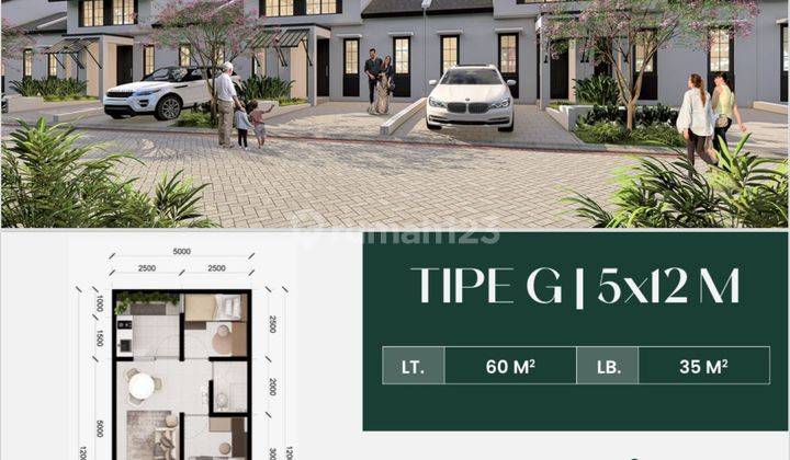 Rumah Baru 1 Lantai Opra City Barat Surabaya 1
