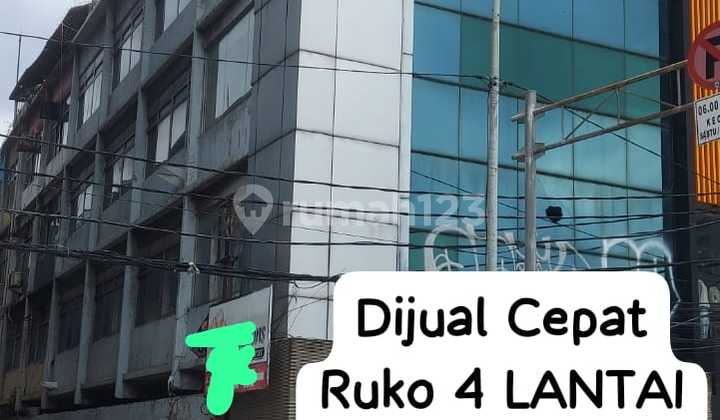 Dijual Cepat Ruko 4 Lantai Murah Dibawah NJOP Lokasi di Hayam Wuruk - Jakarta Pusat