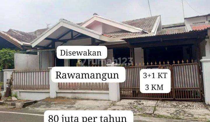 Rumah Rawamangun dalam Komplek 1 Lantai Luas 150 meter Siap Huni  1