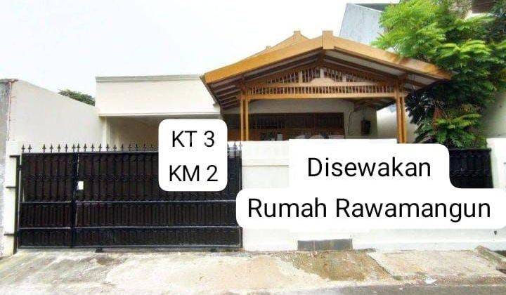 Rumah Siap Huni di Rawamangun Puloasem Luas 135 meter 1