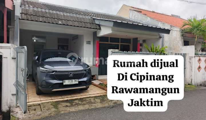 Dijual Rumah di Cipinang Rawamangun Jakarta Timur