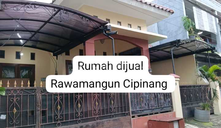 Dijual Rumah Siap Huni Cukup Luas di Rawamangun Cipinang