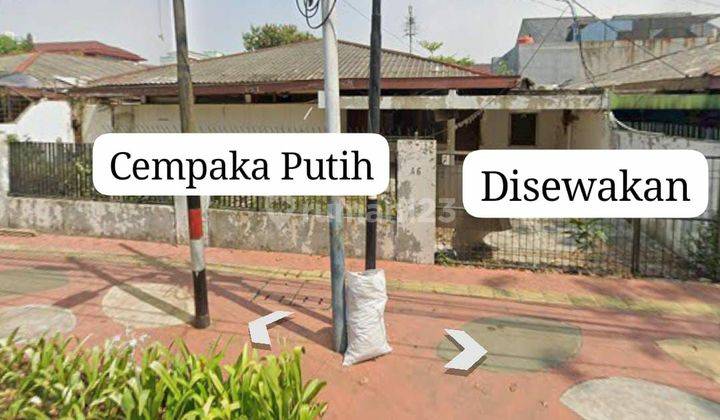 Disewakan Rumah Tua Di Cempaka Putih Hitung Tanah  1