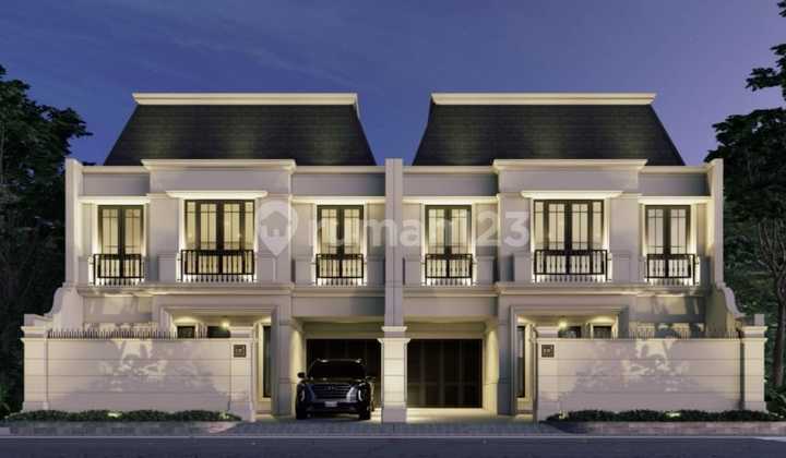 Dijual Brand New RUMAH MEWAH AMERICAN CLASSIC + ROOFTOP di CEMPAKA PUTIH, Jakarta Pusat