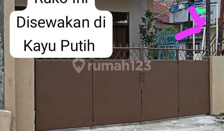 Disewakan Ruko di Kayu Putih Siap Huni .