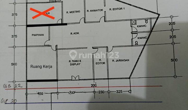 Office Maksimalis Siap Pakai Kantor di Jln. Solo km.11 (Depan KR)  9